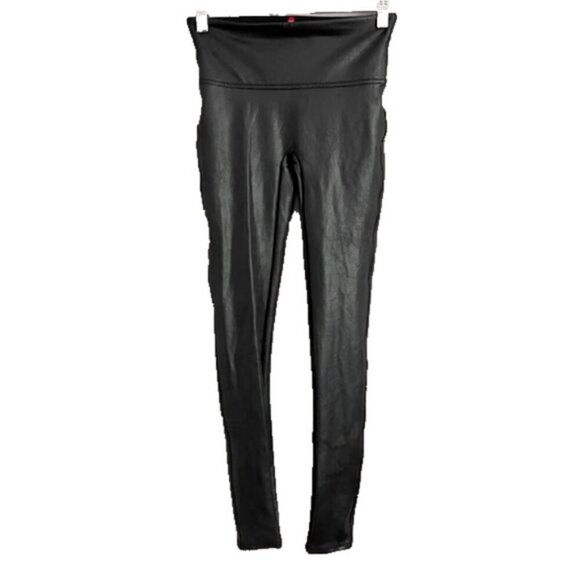 Spanx Black Faux Leather Leggings - XS/S - Picture 2 of 8